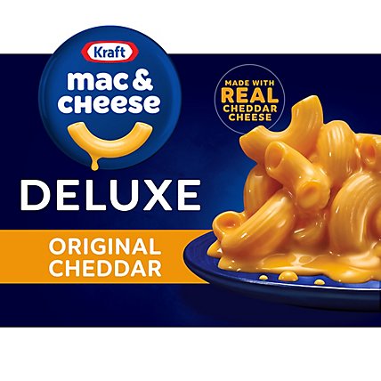 Kraft Deluxe Original Macaroni & Cheese Dinner Box - 14 Oz - Image 4