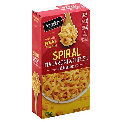 Signature SELECT Spiral Macaroni & Cheese Dinner Mix - 5.5 Oz - Image 1