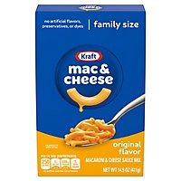 Kraft Macaroni & Cheese Dinner Original Family Size Box - 14.5 Oz - Image 1