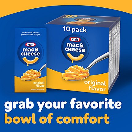 Kraft Original Macaroni & Cheese Dinner Family Size Box - 14.5 Oz - Image 8
