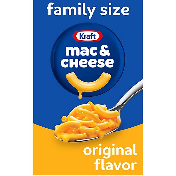 Kraft Original Macaroni & Cheese Dinner Family Size Box - 14.5 Oz
