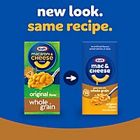 Kraft Original Macaroni & Cheese Dinner with Whole Grain Pasta Box - 6 Oz - Image 2