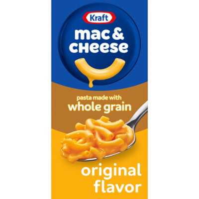 Kraft Macaroni & Cheese Dinner Original Whole Grain Box - 6 Oz