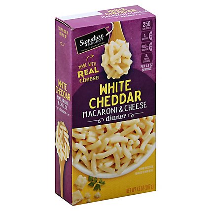 Signature SELECT Dinner White Cheddar Macaroni & Cheese - 7.3 Oz - Image 1