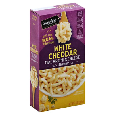 Kraft White Cheddar Macaroni & Cheese Dinner with Pasta Shells, 7.3 oz Box