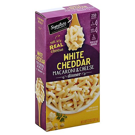 Signature SELECT Dinner White Cheddar Macaroni & Cheese - 7.3 Oz