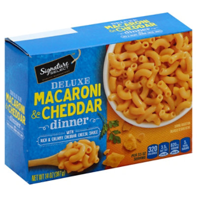 Signature SELECT Macaroni & Cheese Dinner Deluxe Box - 14 Oz