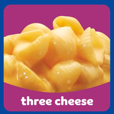 Kraft Three Cheese Macaroni & Cheese Dinner with Mini Shell Pasta Box - 7.25 Oz - Image 4