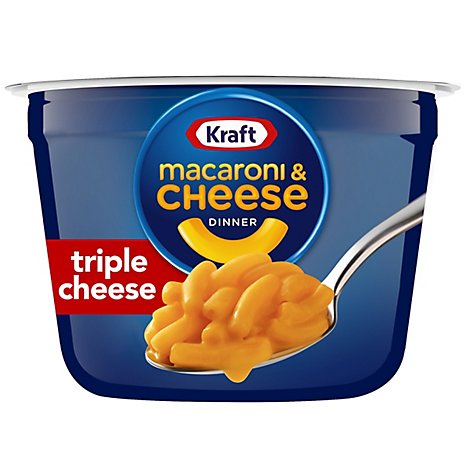 Kraft Macaroni & Cheese Dinner Triple Cheese Cup - 2.05 Oz