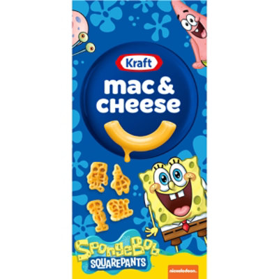 Kraft Mac & Cheese Macaroni and Cheese Dinner SpongeBob SquarePants - 5.5 Oz - Image 1