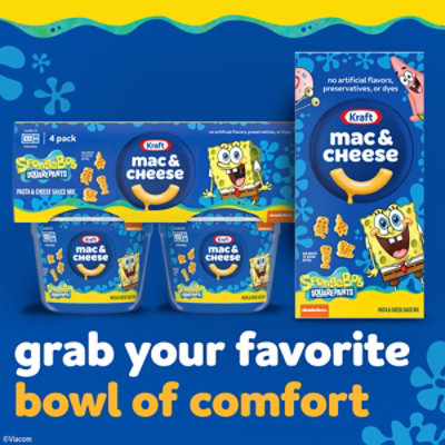 Kraft Mac & Cheese Macaroni and Cheese Dinner SpongeBob SquarePants - 5.5 Oz - Image 6
