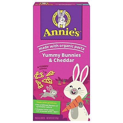 Annies Homegrown Macaroni & Cheese Bunny Pasta with Yummy Cheese Box - 6 Oz - Image 3