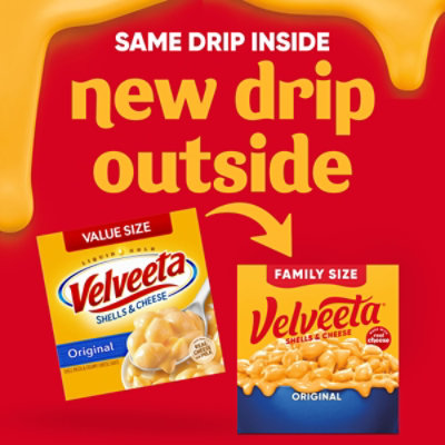 Velveeta Shells & Cheese Original Shell Pasta & Cheese Sauce Value Size Box - 24 Oz - Image 6