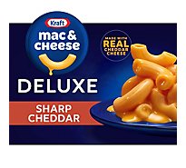 Kraft Macaroni & Cheese Dinner Deluxe Sharp Cheddar Box - 14 Oz