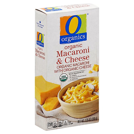 O Organics Organic Macaroni Cheese Box - 7.25 Oz