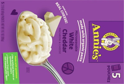 Annies Homegrown Mac & Cheese Microwavable with Real White Cheddar Box - 5-2.15 Oz - Image 6