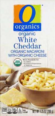 O Organics Organic Macaroni & Cheese White Cheddar Box - 7.25 Oz - Image 2