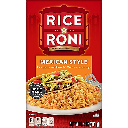 Rice-A-Roni Rice Mexican Style Box - 6.4 Oz - Image 2