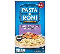 Pasta Roni Pasta Vermicelli Garlic & Olive Oil Box - 4.6 Oz