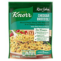Knorr Cheddar Broccoli Long Grain Rice & Vermicelli Pasta Blend Rice Sides - 5.7 Oz - Image 2