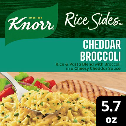 Knorr Cheddar Broccoli Long Grain Rice & Vermicelli Pasta Blend Rice Sides - 5.7 Oz - Image 1