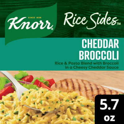 Knorr Cheddar Broccoli Long Grain Rice & Vermicelli Pasta Blend Rice Sides - 5.7 Oz - Image 1