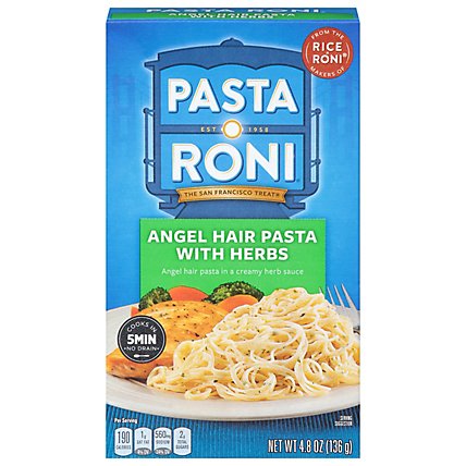 Pasta Roni Pasta Angel Hair With Herbs Box - 4.8 Oz - Image 3