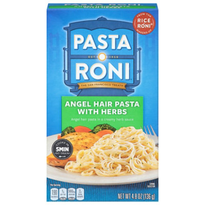 Pasta Roni Pasta Angel Hair With Herbs Box - 4.8 Oz