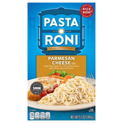 Pasta Roni Pasta Angel Hair Parmesan Cheese Box - 5.1 Oz - Image 3