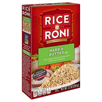 Rice-A-Roni Rice Herb & Butter Flavor Box - 7.2 Oz - Image 2