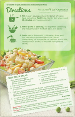 Suddenly Salad Pasta Salad Ranch & Bacon Box - 7.5 Oz - Image 5