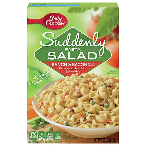 Suddenly Salad Pasta Salad Ranch & Bacon Box - 7.5 Oz