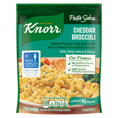 Knorr Pasta Sides Spiral Cheddar Broccoli - 4.3 Oz - Image 1