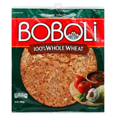 Boboli Pizza Crust 100 Whole Wheat Thin 10 Oz Safeway