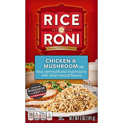 Rice-A-Roni Rice Chicken & Mushroom Flavor Box - 5 Oz - Image 2