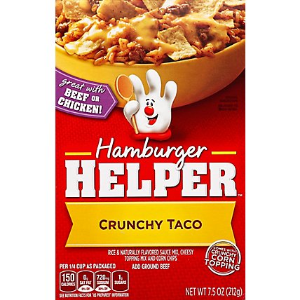 Betty Crocker Hamburger Helper Crunchy Taco Box - 7.5 Oz - Image 2