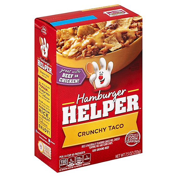 Betty Crocker Hamburger Helper Crunchy Taco Box - 7.5 Oz