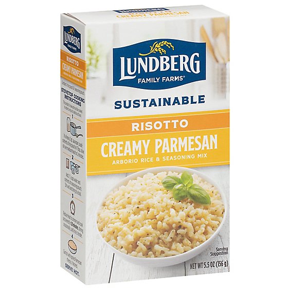 Lundberg Risotto Creamy Parmesan Box - 5.5 Oz