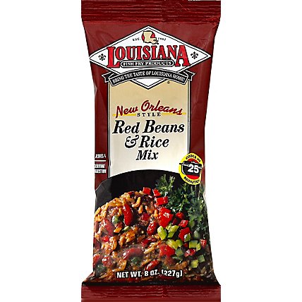 Louisiana Red Beans & Rice Mix New Orleans Style Bag - 8 Oz - Image 2