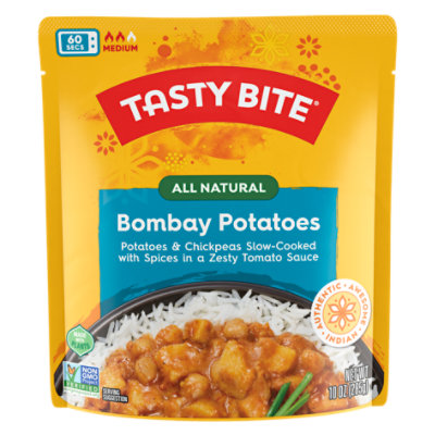 Tasty Bite Bombay Potatoes Spiced Potato Curry - 10 Oz - Image 1