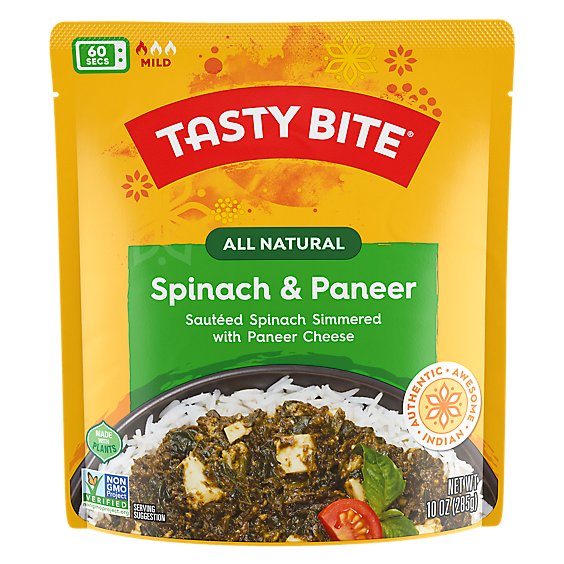 Tasty Bite Spinach Kashmir - 10 Oz