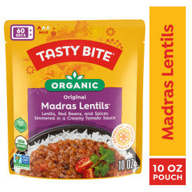 Tasty Bite Organic Madras Lentils Savory Lentil Curry - 10 Oz
