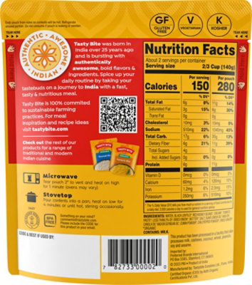 Tasty Bite Organic Madras Lentils Savory Lentil Curry - 10 Oz - Image 7