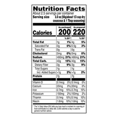 Near East Couscous Mix Mediterranean Curry Box - 5.7 Oz - Image 4