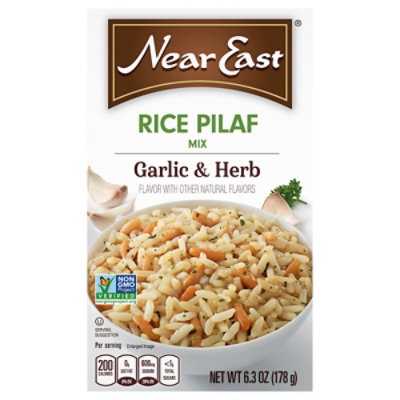 Near East Rice Pilaf Mix Garlic & Herb Box - 6.3 Oz