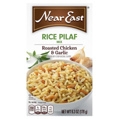 Near East Rice Pilaf Mix Roasted Chicken & Garlic Box - 6.3 Oz