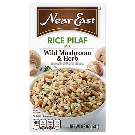Near East Rice Pilaf Mix Wild Mushroom & Herb Box - 6.3 Oz
