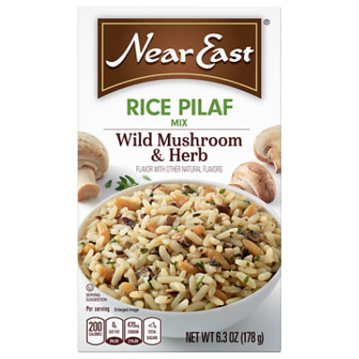 Near East Rice Pilaf Mix Wild Mushroom Herb Box 6 3 Oz Safeway