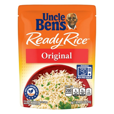 Uncle Bens Ready Rice Original Pouch - 8.8 Oz