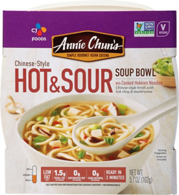 Annie Chuns Noodle Bowl Hot N Sour - 5.5 Oz - Image 2